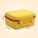 PERFCASE Storage Case for Little Tikes Books Starter Set, Portable Protective Container Case for Storytime, Books, Audio Play Characters (YELLOW)