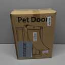 Cat Door for Wall, Small Pet Door, Heavy Duty Doggy Door, All Aluminum Frame, 2 Magnetic Flaps, Energy Efficient, Telescoping Tunnel, Sliding Lock Panel, Easy to Install (Pets Up to 22 LB)