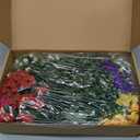 16 Bundles Artificial Flowers for Outdoors, UV Resistant Silk Faux Flowers for Outside Planters,Garden,Porch,Yard,Home Decor(Mixed Color)