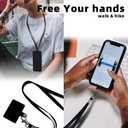 Designed Samsung Galaxy S22 5G Case, Silicone with 360Ring Kickstand Holder Lanyard Soft Silk Microfiber Cloth Fully Cover Women Men Protective Shell -7(Black, S22)