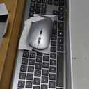 Wireless Keyboard and Mouse Combo, Full Size Keyboard and Mouse, Long Battery Life, Optical Mouse, 2.4G Lag-Free Cordless Mice Keyboard Set Ultra Slim Design for Computer, Laptop, PC, Mac, Windows (Gray Black)