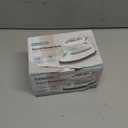 BEAUTURAL Mini Travel Steam Iron for Clothes with Dual Voltage, Temperature Control, Non-Stick Soleplate and Cord Storage, Ideal for Sewing, Quilting and Handcraft (White)