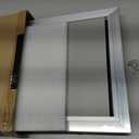 3-Flaps Extreme Weather Dog Door for Exterior Doors, Aluminum Frame and Telescoping Tunnel with Sliding Lock Panel,Suitable for Large Dogs Up to 75 lbs(Large Dog Door,White)
