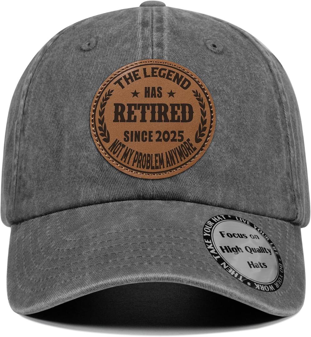 Retirement Gifts for Women Men 2026, Best Personalized Funny Retired Ideas Gifts (Black)