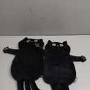 2PCS Microwave Heating Pads for Cramps Pain Relief, 17 * 9" Moist Microwavable Period Menstrual Heat Packs for Cramps, Back, Neck, Shoulder, Abdomen, Black Cat