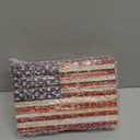 Sintuff Memorial Day Wooden American Flag Box Sign Patriotic 4th of July 250th Anniversary Veterans Day Table Decor Freestanding Vintage Wood Plaque for Tiered Tray Office Desk Shelf