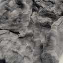 Bedsure GentleSoft Fluffy Fuzzy Throw Blanket for Men, Soft Cozy Faux Fur Fleece Minky Blanket, Room Decor Couch Bed Cover Winter Bedding, Thick Warm Plush Christmas Men Gifts, 870GSM, Tie-dye Grey