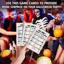 2 x Ycyfckdr Halloween Feud Game, Halloween Game for Adults Getting Fun in The Party, Indoor Trivious Card, Trick Or Treat Games, Night Fun Trivia Quiz for Family, 1 Pack -003