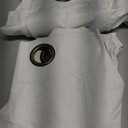 NICETOWN Natural Linen Complete Blackout Cold Reducing Curtains 48 inches for Kids Room, 2 Panels, Thermal Insulated & Noise Reducing Window Draperies with White Liner, Noise Reducing Short Drapes