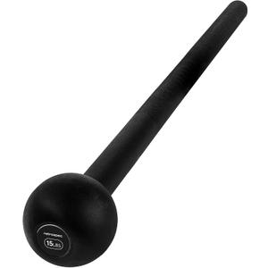 Retrospec Revolve Steel Macebell for Strength Training, Rehabilitation, Stretching, Conditioning and Rotational Training - 15lb Options for Women & Men (Matte Black)
