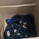 Flexi Hose Expandable Garden Hose with 8 Function Nozzle, 50FT - Lightweight Retractable Garden Hose, Water Hose - No-Kink Flexibility, 3/4 Inch Solid Brass Fittings and Double Latex Core