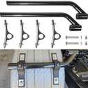 8591000 Fender Mounting Kit Black Powder Coated Poly Offset Fender Mount Kit for Dump Trucks, Garbage Trucks, Work Trucks, Utility Trucks 8590195, 8590245