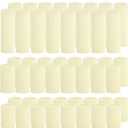 48-Pack Ivory Pillar Candles Bulk Set
2x3, 2x4, 2x6 Unscented Dripless Smokeless Candles for Weddings, Home Decor & Centerpieces, Clean Burning