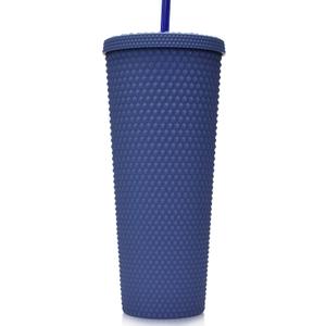 Manna Studded Tumbler Blue 24oz