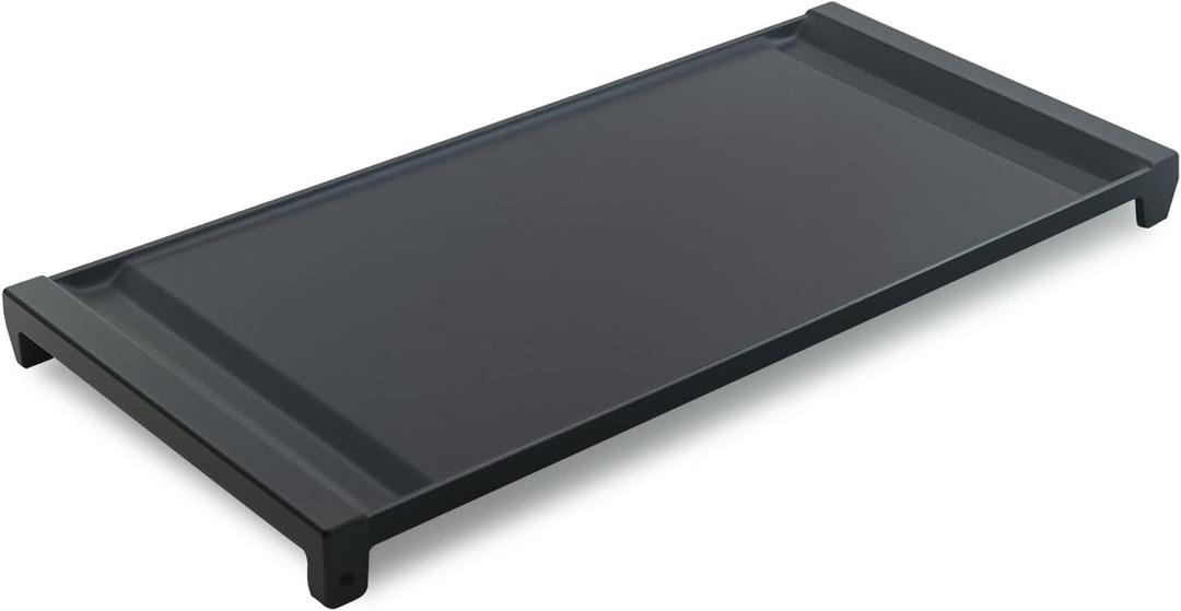 Upgraded WB31X24738 Griddle Replacement for GE Gas Stove, WB31X24998 Cast Iron Center Pan for Gas Range Parts Stove Top Pan Griddle Cooktop, 19.5" x 9.5"