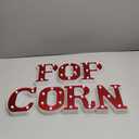 Popcorn Light up Letters Sign Party Decorations Battery Powered Marquee Lighted Sign LED Alphabet Letter Lights for Night Party Tabletop Decor Supplies