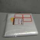 Wowfit Furniture Cover Dust-Proof Moving Bag for Sofa & Boxes Clear, Odorless Plastic 4mil Thick 92W x 42D x 62/41H Inches