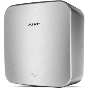 AIKE Heavy Duty Jet Cube High Speed Hand Dryer For Bathroom 110V 1400W, Model AK2800C Brushed Stainless Steel Cover