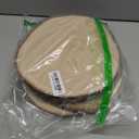 Maputune 4 Pcs 10-11 inches Large Unfinished Wood Slices for Centerpieces, Natural Rustic Wooden Plate for DIY Craft, Round Wood Chips for Table Signage Painting Wedding Party Christmas Decor