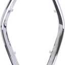 ApplianPar 2Pcs Chrome Front Left Driver and Right Passenger Side Bumper Grille Lower Molding for Mazda 3 2017-2018