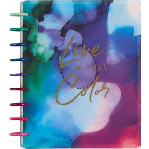 Happy Planner Disc-Bound Academic Planner July 2025 - June 2026 Daily, Weekly and Monthly - 3 Bonus Months, Classic Size, Horizontal Layout, Live in Color