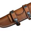 Ottoza TOP GRAIN Leather Knife Sheaths for Fixed Blade Knives, RIGHT HAND Leather Knife Sheath for Belt, Leather Knife Holster Belt Knife Holder, Horizontal Knife Sheath for Belt No:44