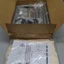 STORAGE MANIAC 125L Collapsible Laundry Hamper with Wheels, Rolling Laundry Basket, Heavy Duty Cloth Sorter with Removable Bag, Folding X Frame Clothes Organizer Cart for Easy to Store, 2 Section (Beige)