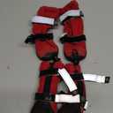 Spark Paws Dog Shoes, Waterproof Dog Boots for Medium to Large Dogs, Non Slip, Breathable Dog Booties and Paw Protectors - 4PCS Doggie Hiking Boots with Reflective Straps - Red, Size 2