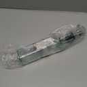 Tablecraft H9085 Glass Oil And Vinegar Cruet, Olive Oil Dispenser With Stainless Steel Spout, Slight Green Tint, 8.5 Ounce