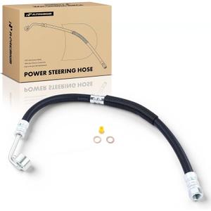 A-Premium Power Steering Pressure Hose Line Assembly Compatible with Hyundai Tucson 2005-2009 & Kia Sportage 2005-2010, 2.7L, with Washer, From Pump