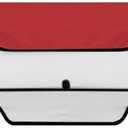 Swing Canopy Replacement Cover, Waterproof Sun Shade Porch Swing Canopy Replacement Top for 2-3 Seater Outdoor Garden Yard Patio Swing Cover (Red, 65455.9 Inch)