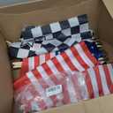 12x18 Inch American Flags on Stick - Patriotic American Flags for Outside, USA Stick Flag Perfect for Independence Day, Memorial Day, 4th of July Decorations (24)