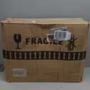 WOPITUES Wood Floating Shelves Set of 6, Shelves for Wall Decor, Farmhouse Shelf for Bedroom, Bathroom Storage Shelves, Book Shelves for Living Room  Rustic Brown