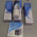 ICEPURE ADQ36006101 Replacement for LG LT700P, Kenmore Elite 9690, ADQ36006102, RFC 1200A, 46-9690 469690, ADQ36006101-S, LFXS30766S, WSL-3, FML-3, Refrigerator Water and LT120F Fresh Air Filte,3Combo