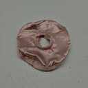 Silky Satin Piercing Pillow Ear Pillow Cover Donut with Hole for Ear Pain,  Coral