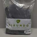 KIRUNDO Wide Leg Dress Pants for Women High Waisted Office Work Trousers Business Casual Slacks Button Flowy Palazzo Pant (Medium, Dark Grey)