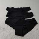 LEAKPROOF2.0 Seamless Bikini Period Underwear for Women | Period Panties Holds 6 Tampons | Mild Incontinence Leak Proof Underwear (S/M, 3-Black)