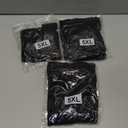 Diu Life 3 Pairs Plus Size Compression Socks for Women and Men Wide Calf Extra Knee High Support for Circulation 5XL, Black