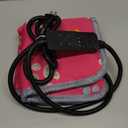 furrybaby Pet Heating Pad, Waterproof Dog Heating Pad Mat for Cat with Durable Anti-Bite Tube Indoor for Puppies Dogs Cats (1 Pack Pink, 17 X 17in, Temp Adjustable)