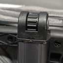 Premium Expandable Pet Carrier with Wheels - Airline Approved Rolling Travel Carrier for Small Dogs & Cats - Detachable Design with Name Tag, Seatbelt Buckles & Treat Pocket (18x11x11) - Ice Gray