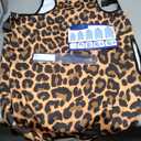 Slohif Luggage Cover for Suitcase Tsa Approved Protector - Leopard Luggage Sleeve Large Suit Case Cover Travel Stretch Baggage Case Protective Washable Fit 24-27 Inch