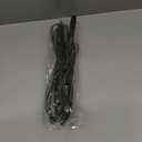 HOTEC 4 Pieces Silicone Whisks Set, Wire Balloon Whisks Egg Beater, Non-slip Handle Whisk for Non-stick Cookware Perfect for Cooking, Stirring, Beating and Blending (Black)