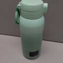 Portable Bottle Warmer Extended Battery Life - Dual Heating Modes for Breast Milk & Water, 17 Ounces, Fast Heating, Ideal for Travel, Outdoor, Baby Shower, Green