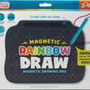 Chuckle & Roar Magnetic Drawing Board Rainbow and Stencil Edition