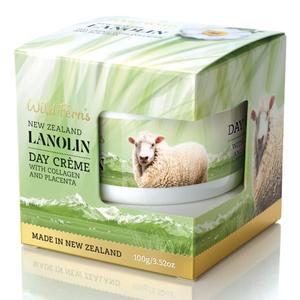 Wild Ferns Lanolin Day Crme with Collagen and Placenta, 98% Natural, 100g