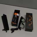 MNVOEQ AI Smart Glasses with Camera 4K, Video Recording.Bluetooth for Men & Women HandsFree Recording Glasses with Audio, AlPowered Wearable Tech