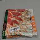 DFXSZ Orange Blue Flower Pillow Covers 16x16 Inch Set of 2 Fall Throw Pillows Outdoor Waterproof Decor for Living Room Sofa Patio Funiture Garden Floral Polyester Pillow Covers 012C16