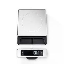 OXO Good Grips 11Pound Stainless Steel Kitchen Scale with PullOut Display  Black
