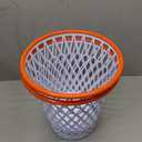 2 PCS Trash Can,Basketball Trash Can,Basketball gift,4.5 Gallon,Size11"x11"x12"Basketball Hoop,Basketball Holder display,Garbage Can,Basketball Net Waste Basket for Office,Bedroom,Gym,Sport party