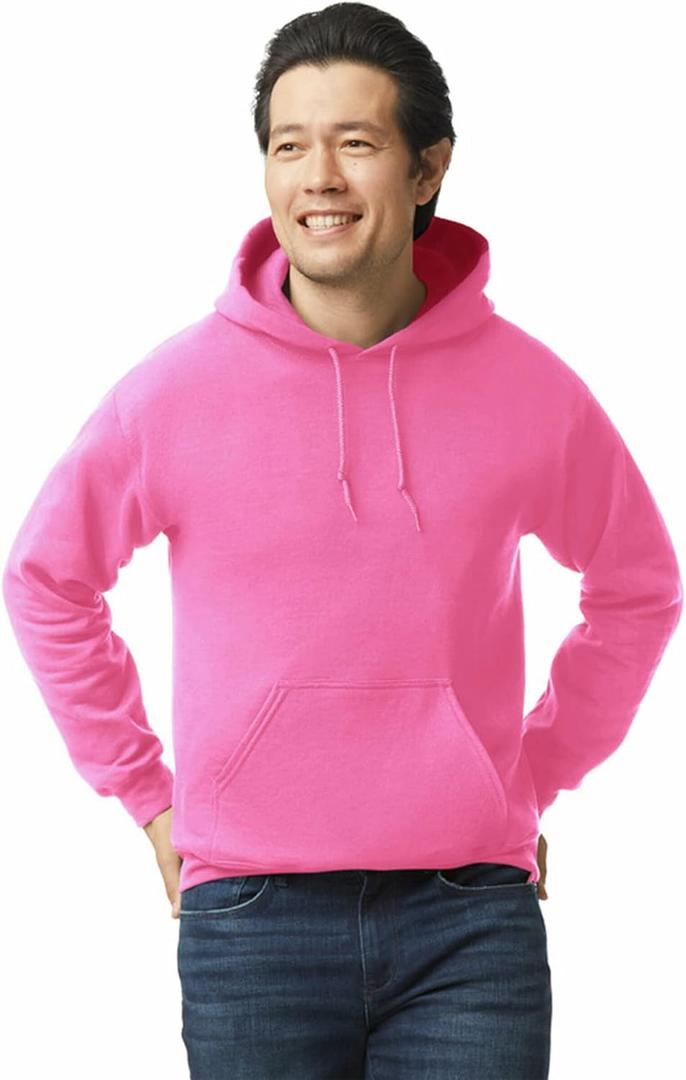 Gildan Adult Fleece Hoodie Sweatshirt, Style G18500, Multipack (Small)